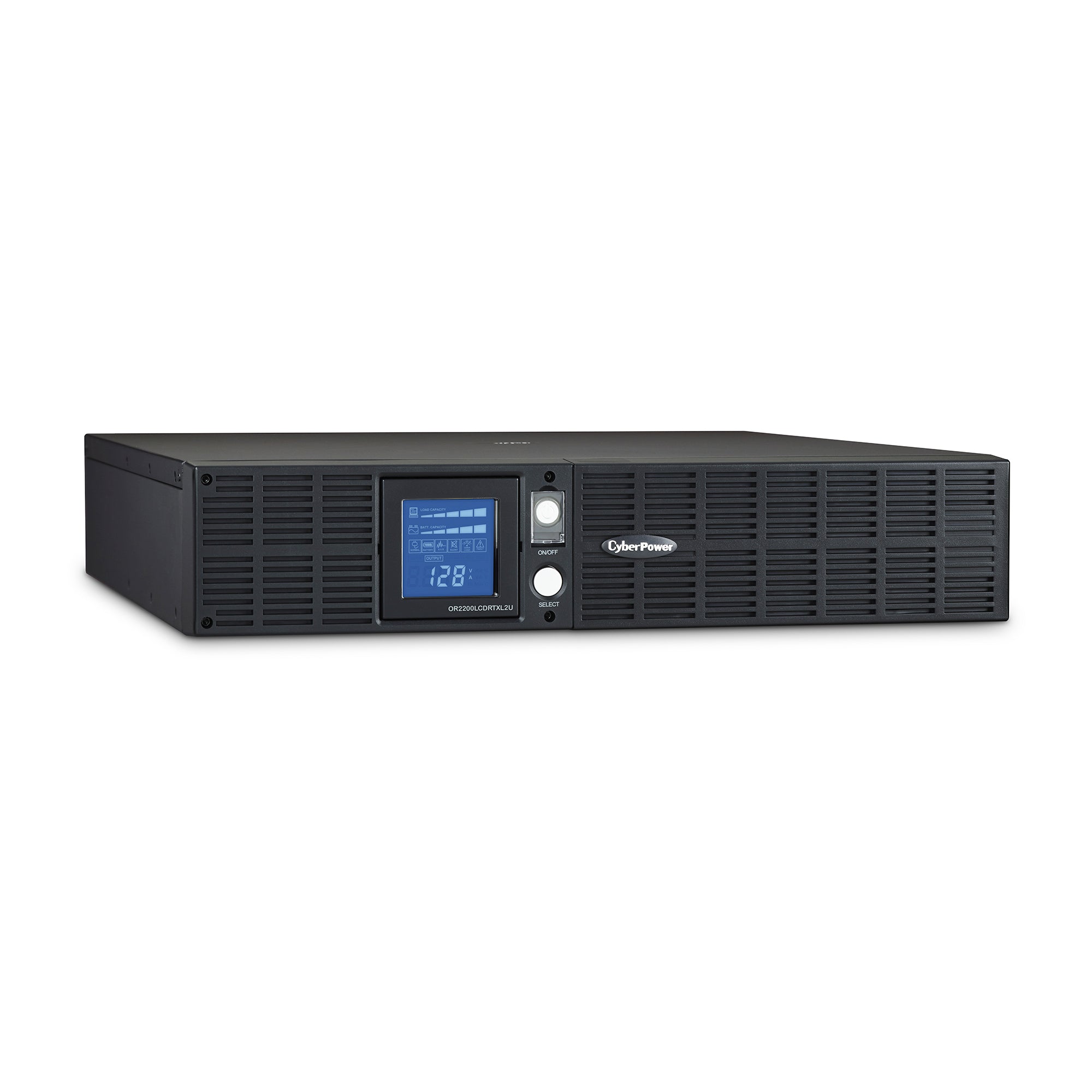 CYBERPOWER - OR2200LCDRTXL2U - 2100VA/1650W, Line Interactive UPS, 2U Rack/Tower, NEMA 5-20P w/10 ft cord, 8 NEMA 5-20R, USB, Serial, SNMP, EPO, PowerPanel Business Software, 3 Year Warranty