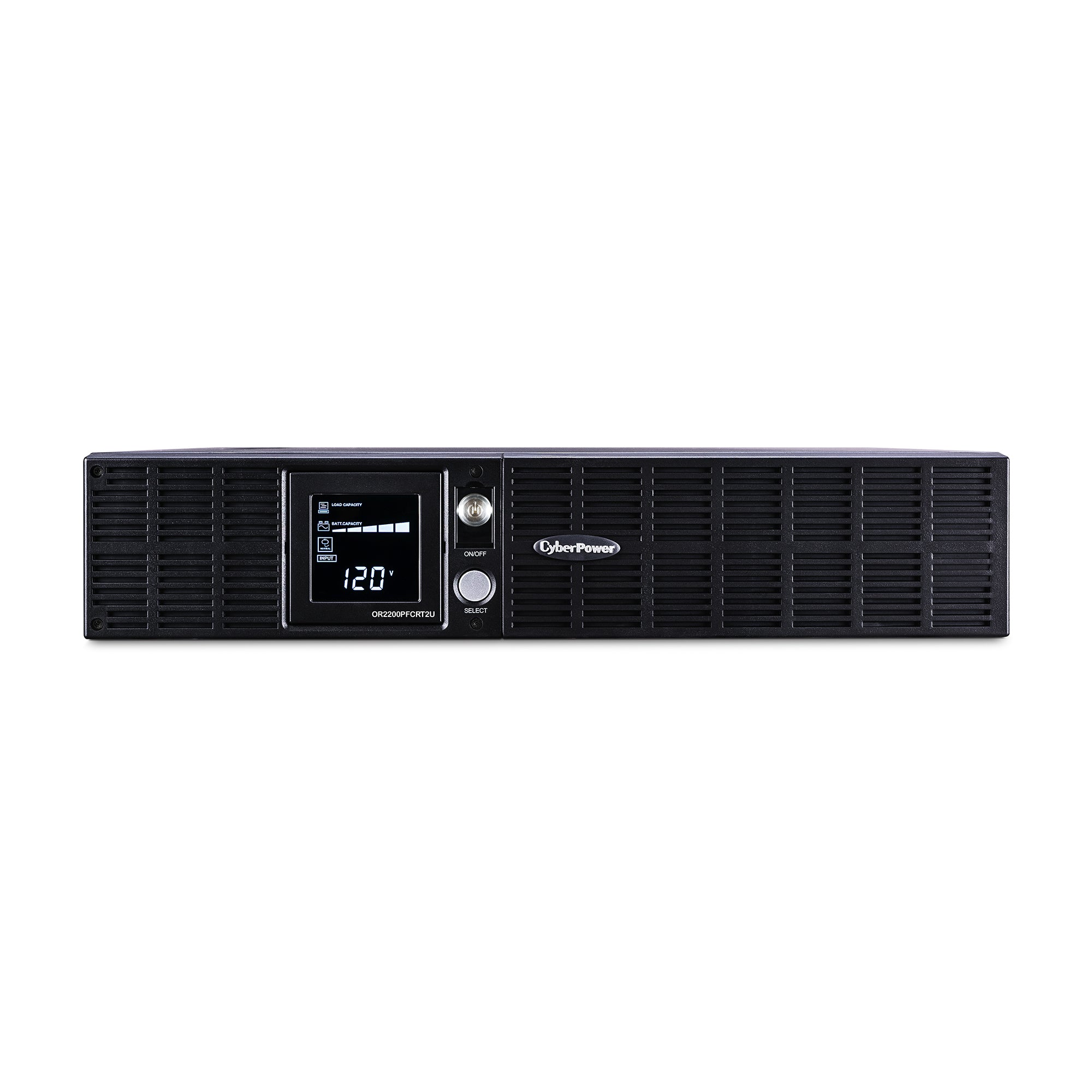 CYBERPOWER - OR2200PFCRT2U - 2000VA/1540W Rack/Tower UPS with 8 outlets Sine Wave output AVR and LCD