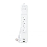 CYBERPOWER - P406U - Surge 4 Outlets 6 FT Cord 2 USB A