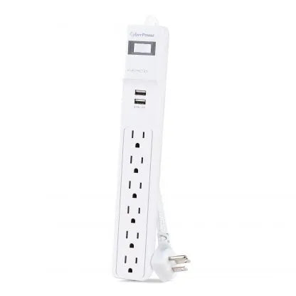 Cyber Power - P606URC2 - Surge 6 Outlets 6 FT Cord 2 USB A