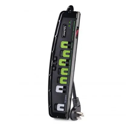 CYBERPOWER - P705G - 2100 J, 125 V, 7 surge protected outlets (1 master + 4 energy saving + 2 always on), 5 ft cord, threshold switch, limited lifetime warranty