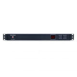 Cyber Power - PDU15M2F8R - 15A (Derated to 12A), 120 V, 50Hz/60Hz, NEMA 5-15P plug, 10 NEMA 5-15R, 1U Rackmount, 15 ft Cord, Limited Lifetime Warranty
