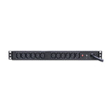 Cyber Power - PDU20BHVT12R - 20A (Derated to 16A), 208 - 230 V, 50Hz/60Hz, NEMA L6-20P plug, 12 IEC-320 C13, 1U Rackmount