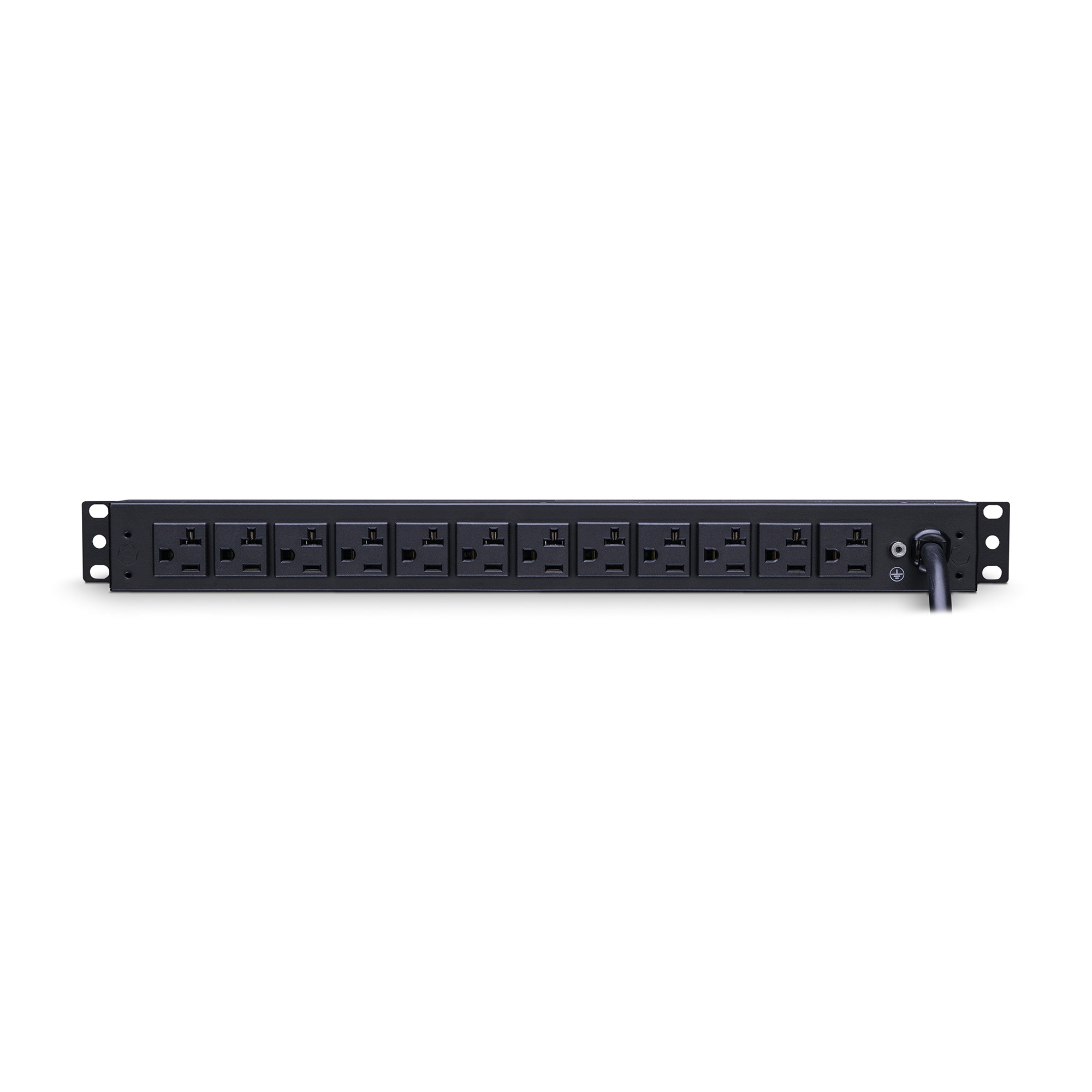 Cyber Power - PDU20BT6F12R - 20A (Derated to 16A), 120 V, 50Hz/60Hz, NEMA L5-20P Plug, 18 NEMA 5-20R, 1U Rackmount