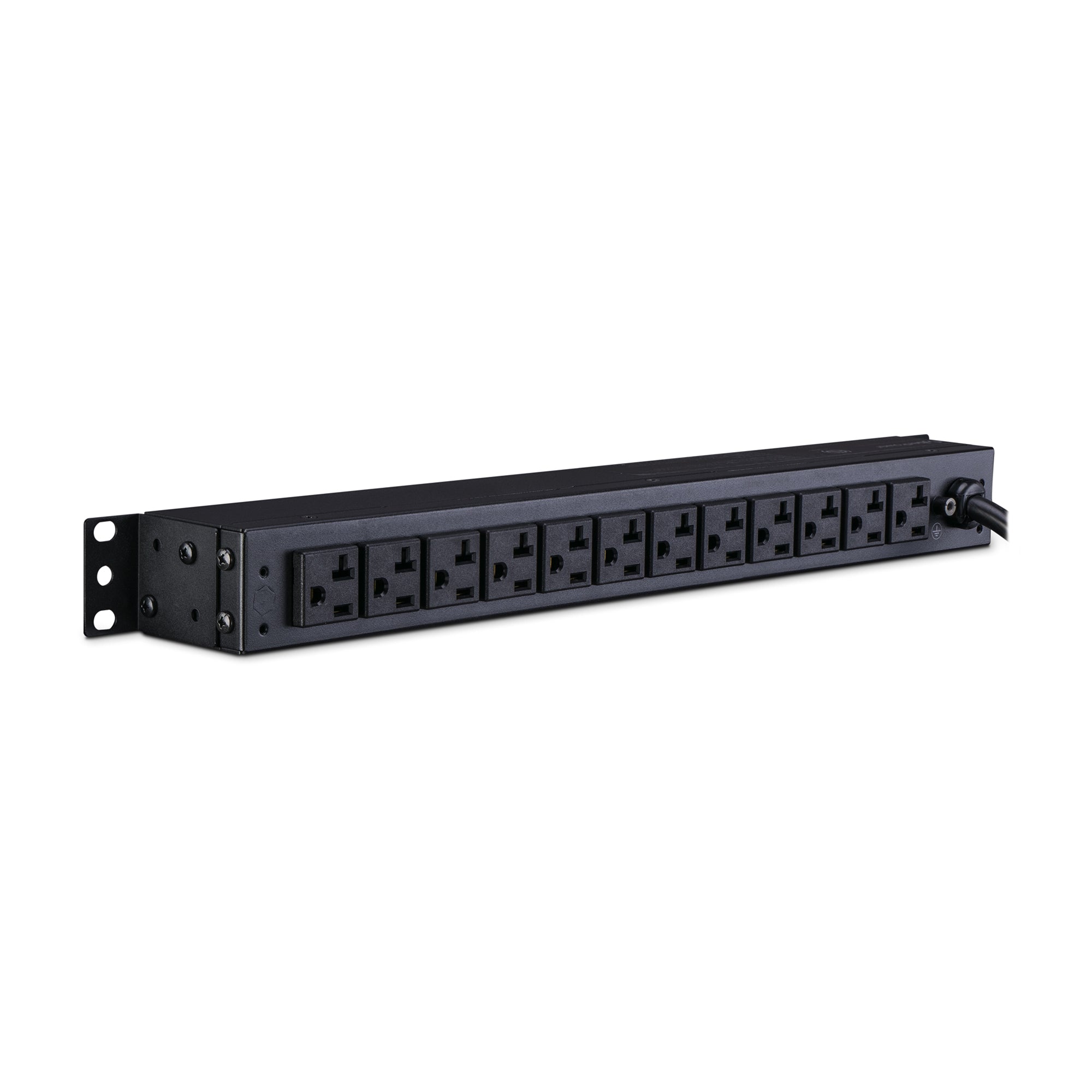 Cyber Power - PDU20BT6F12R - 20A (Derated to 16A), 120 V, 50Hz/60Hz, NEMA L5-20P Plug, 18 NEMA 5-20R, 1U Rackmount