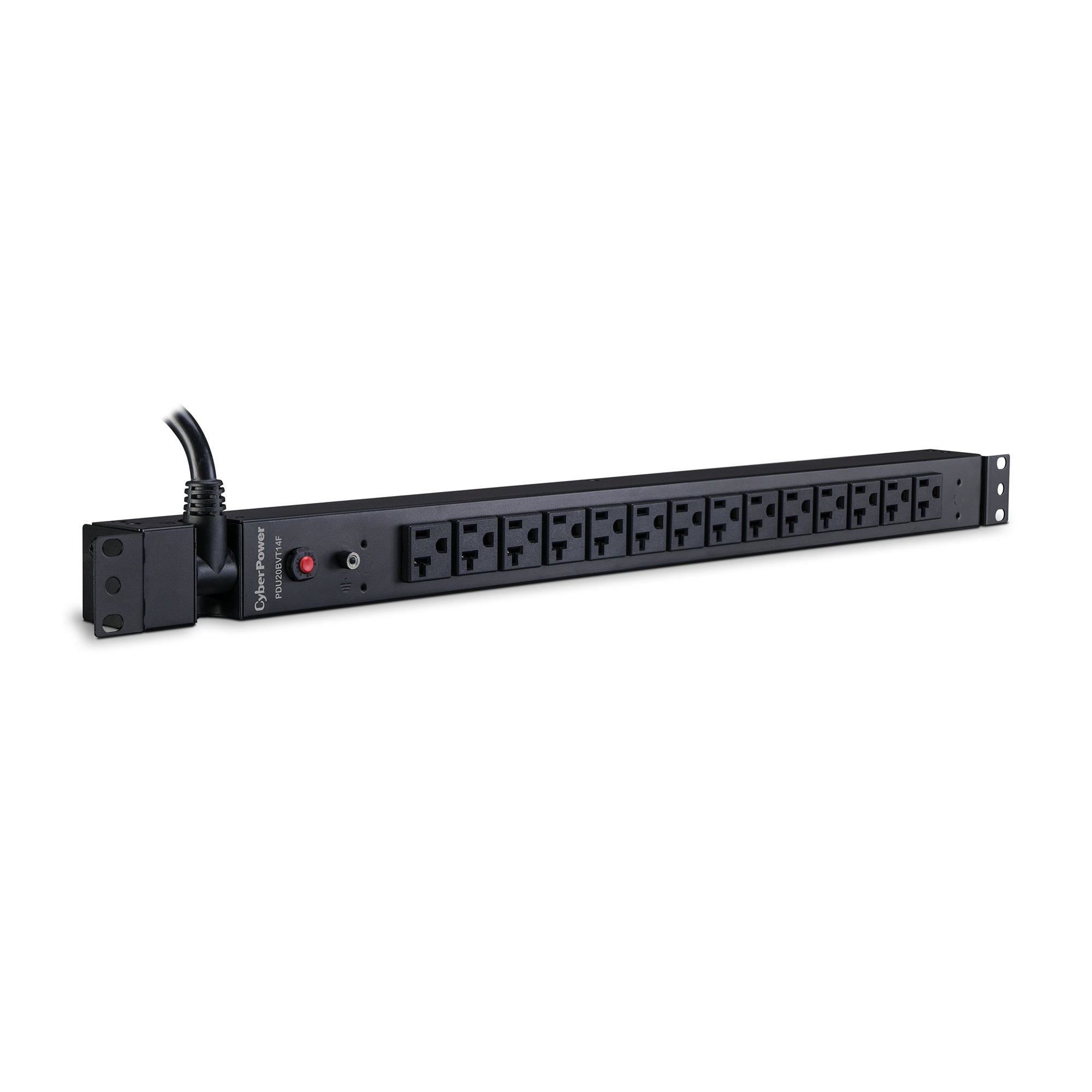 Cyber Power - PDU20BVT14F - 20A (Derated to 16A), 120 V, 50Hz/60Hz, NEMA L5-20P plug, 14 NEMA 5-20R, 0U Rackmount