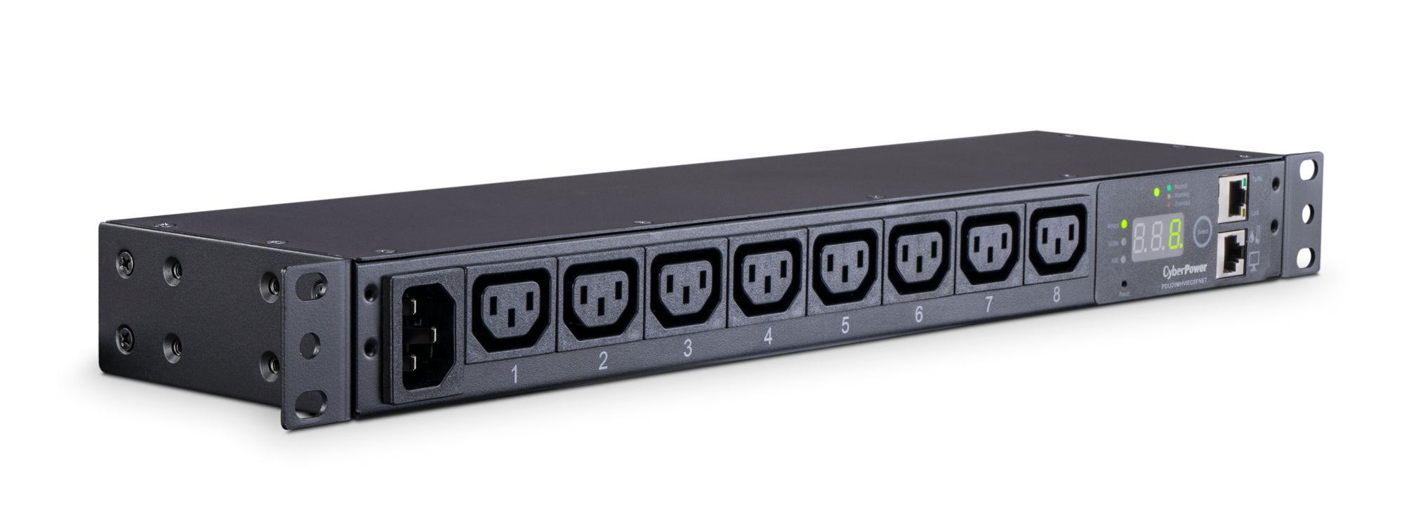 Cyber Power - PDU20MHVIEC8FNET - 20A (Derated to 16A), 200 - 240 V, 50Hz/60Hz
