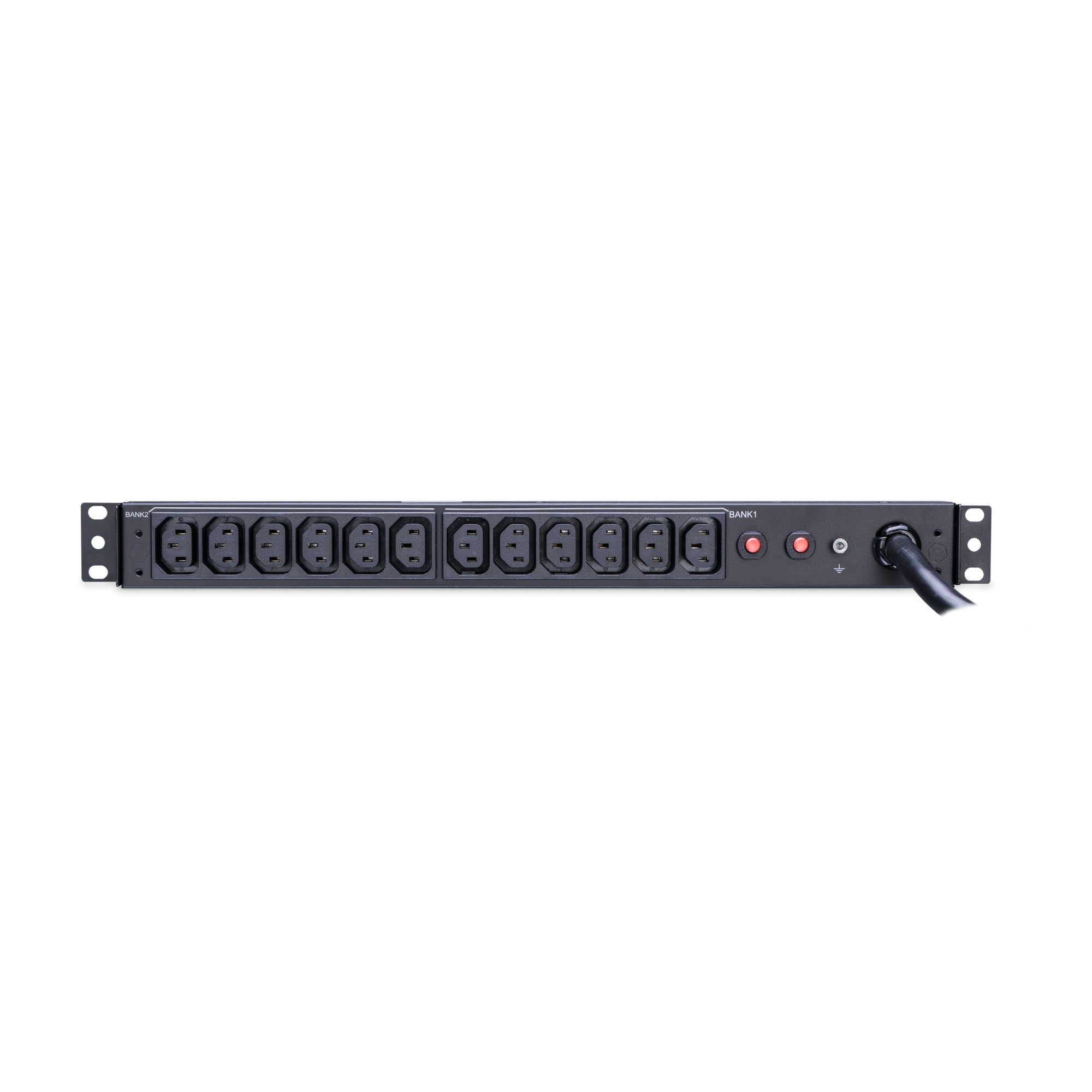 Cyber Power - PDU30BHVT12R - 30A (Derated to 24A), 200 - 230 V, 50Hz/60Hz, NEMA L6-30P plug, 12 IEC-320 C13, 1U Rackmount