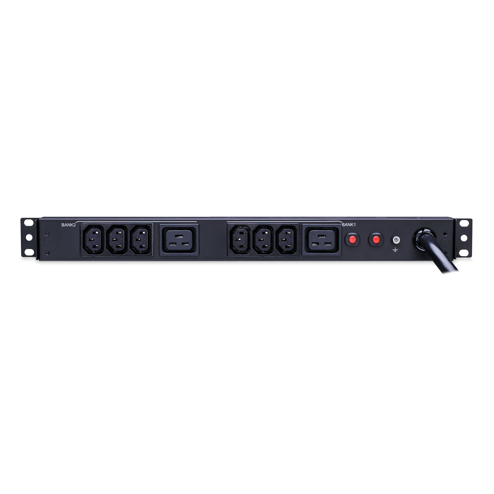 Cyber Power - PDU30BHVT8R - 30A (Derated to 24A), 208 - 230 V, 50Hz/60Hz, NEMA L6-30P plug, 8 IEC-320, 1U Rackmount