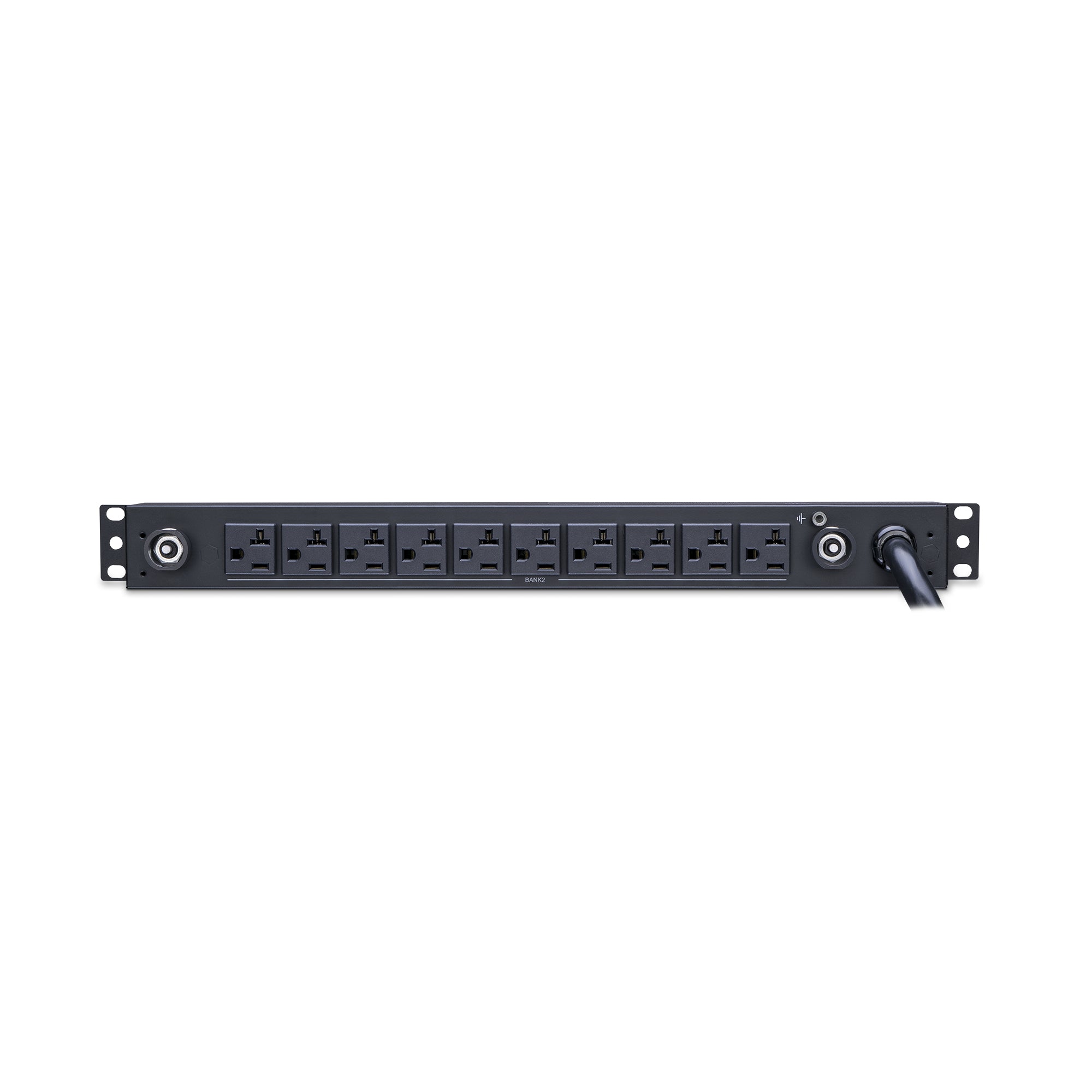 Cyber Power - PDU30BT10F10R - 30A (Derated to 24A), 120 V, 50Hz/60Hz, NEMA L5-30P plug, 20 NEMA 5-20R, 1U Rackmount, 12 ft cord