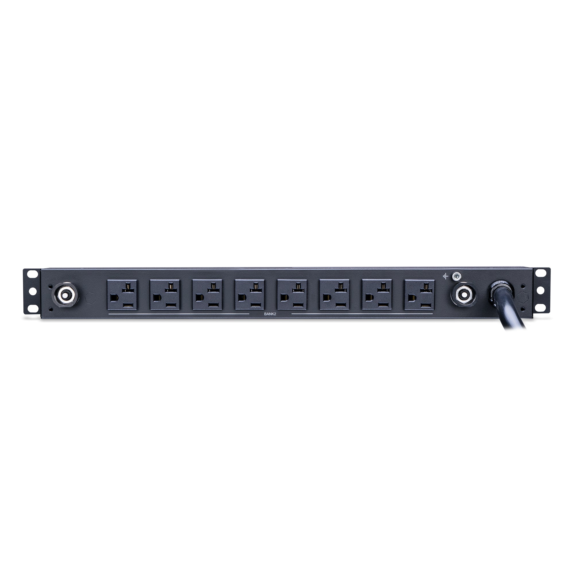 Cyber Power - PDU30BT8F8R - 30A (Derated to 24A), 120 V, 50Hz/60Hz, NEMA L5-30P plug, 16 NEMA 5-20R, 1U Rackmount, 12 ft cord