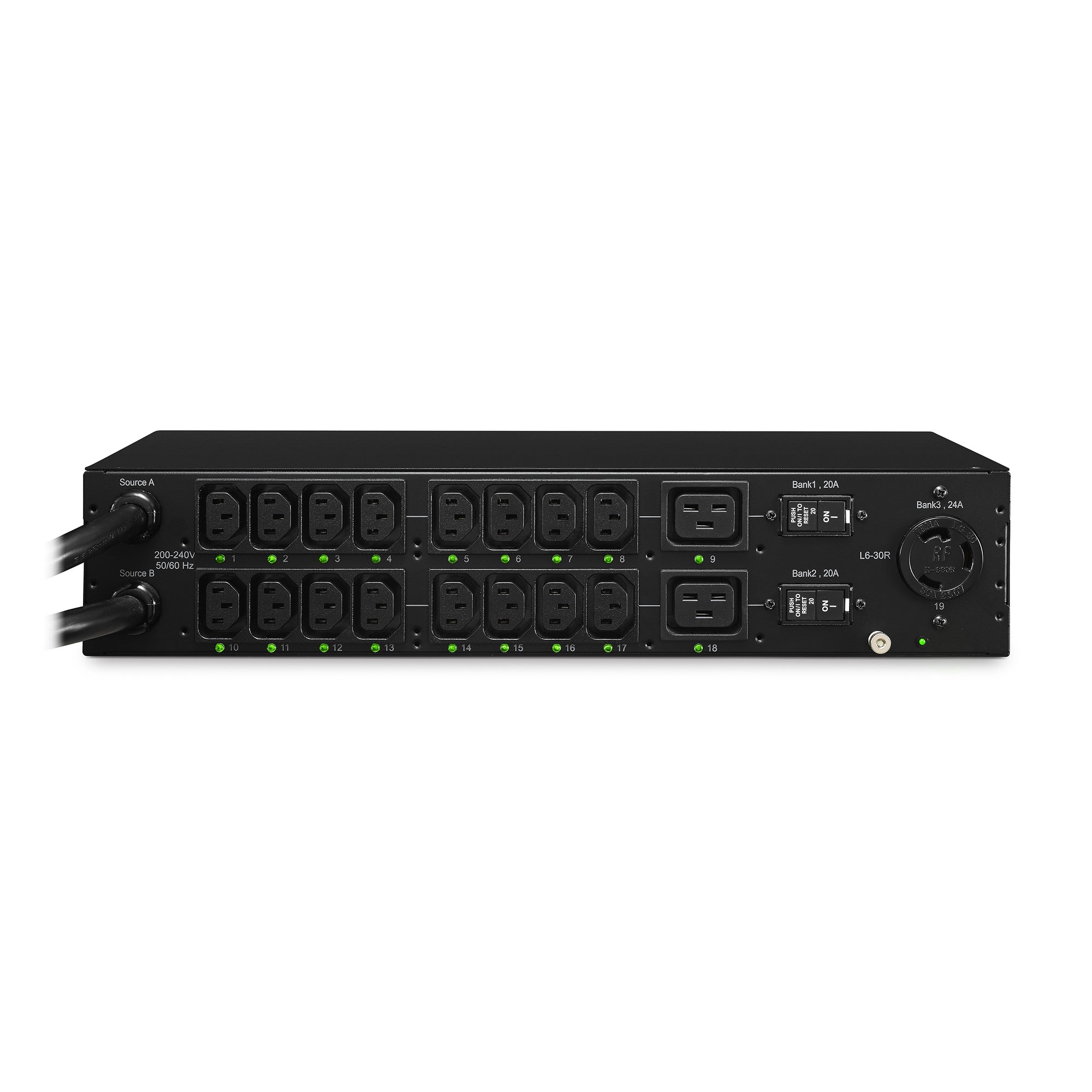 Cyber Power - PDU30SWHVT19ATNET - 30A (Derated to 24A), 200 V - 240 V, 50/60Hz