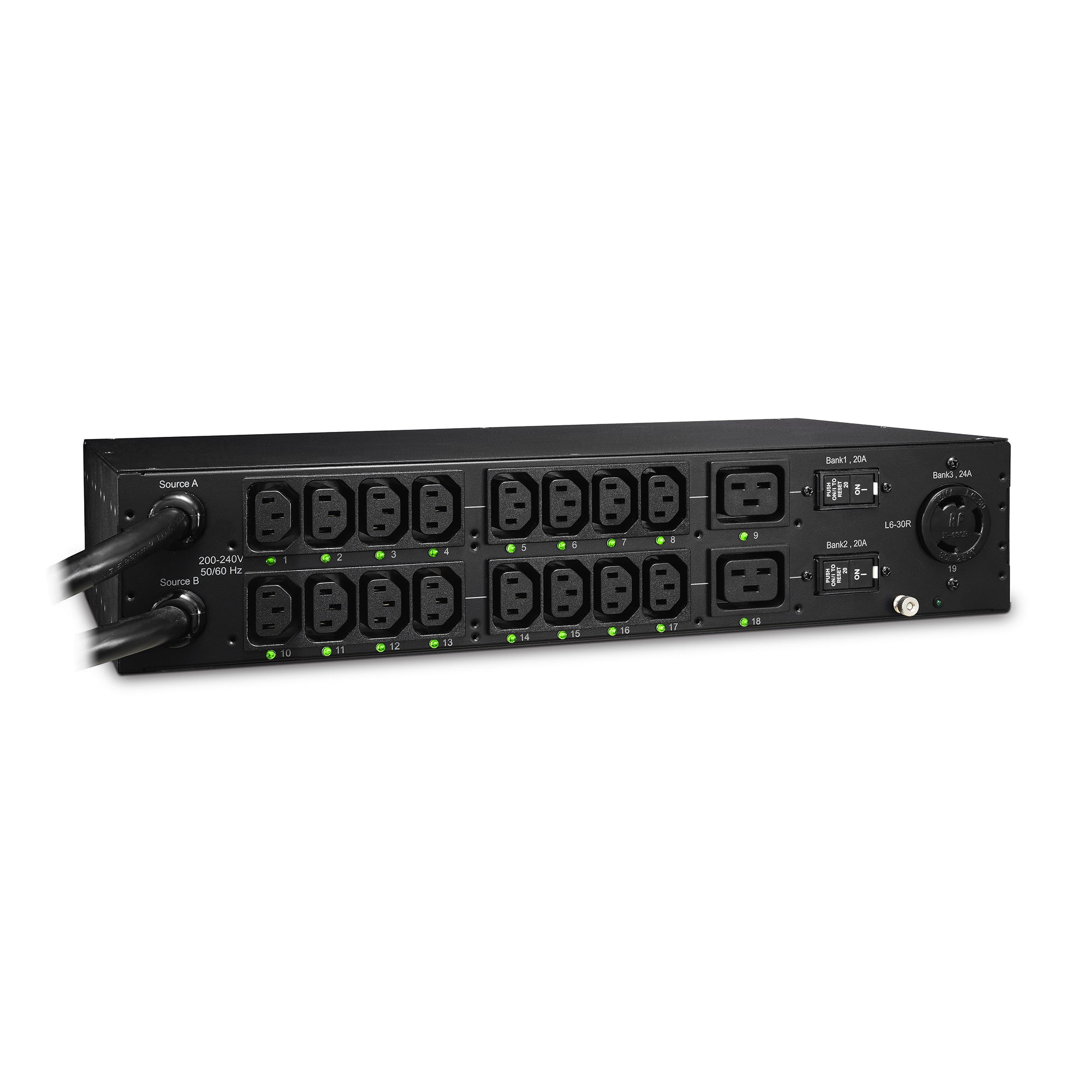 Cyber Power - PDU30SWHVT19ATNET - 30A (Derated to 24A), 200 V - 240 V, 50/60Hz