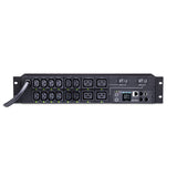 Cyber Power - PDU41008 - Switched PDU 30A 220V (12) IEC-C13 (4) IEC-C19 Out L6-30P 12ft 2U