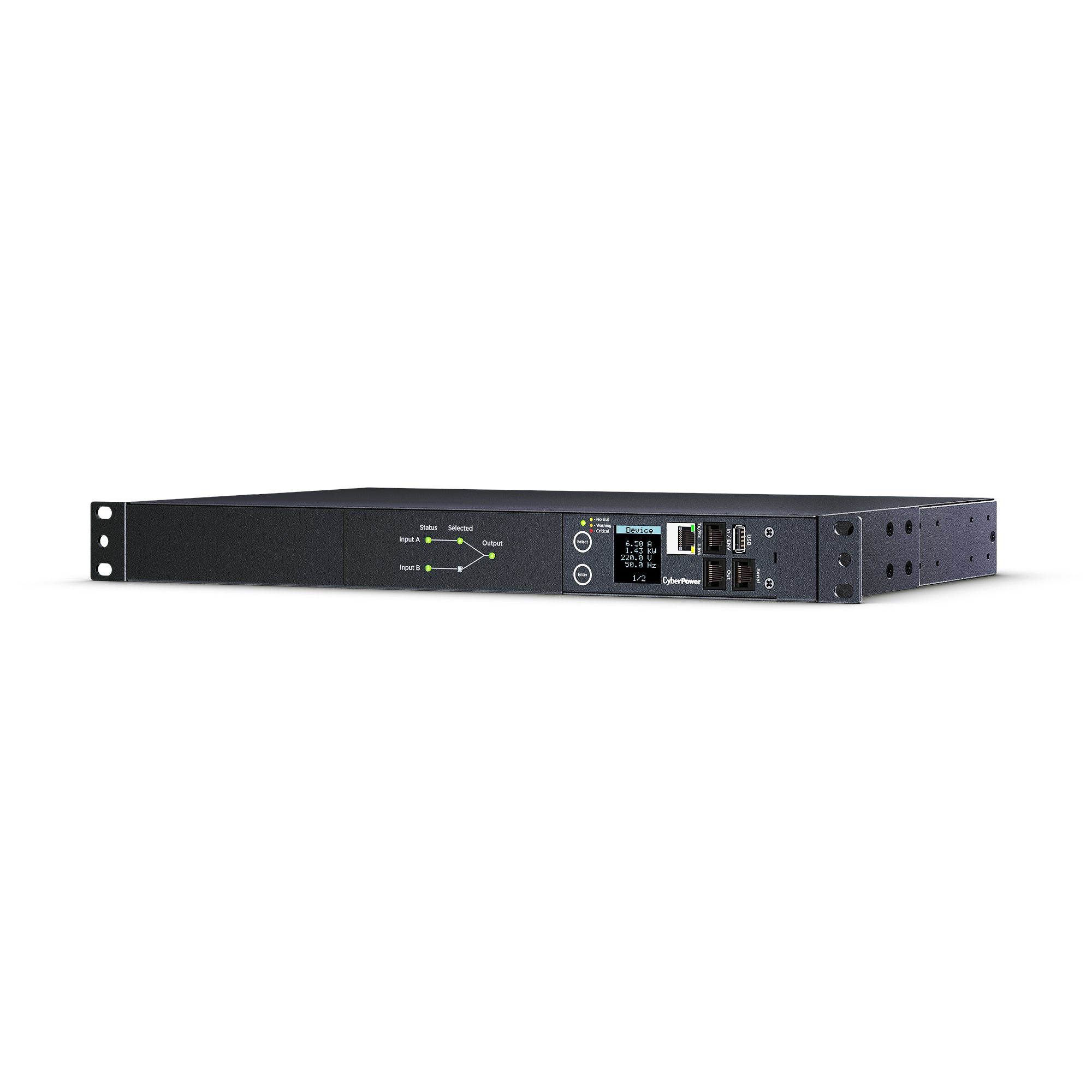 Cyber Power - PDU44005 - Single Phase 200 - 240 VAC 20A Switched ATS PDU