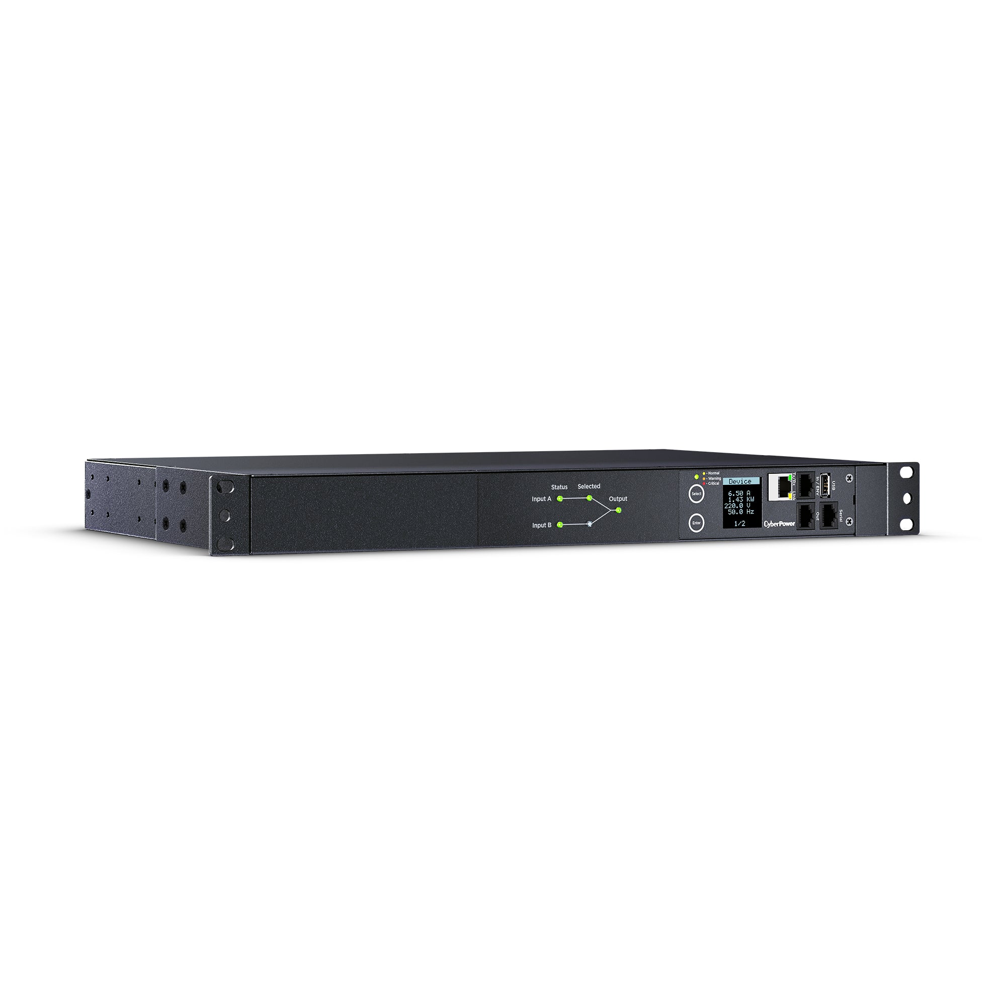 Cyber Power - PDU44005 - Single Phase 200 - 240 VAC 20A Switched ATS PDU