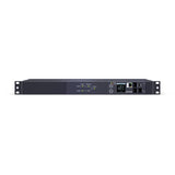 Cyber Power - PDU44006 - Switched ATS PDU, 20A (Derated to 16A), 200-240V, 2 x NEMA L6-20P Plug w/10 Ft Cords, 10 Outlets (8 x C13 + 2 x C19), 1U Rackmount, 3 Year Warranty