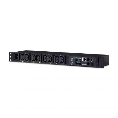 Cyber Power - PDU81004 - SW MBO PDU 15A 100-240V Metered-by-Outlet Switched PDU 8 C13 Outlets 10ft cord 3yr Warranty