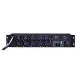 Cyber Power - PDU81009 - SW MBO PDU 30A 208V Metered-by-Outlet Switched PDU 10 C19 Outlets 12ft cord