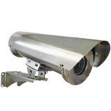 ACTI - PMAX-0210 - POE Stainless Steel Housing with Heater, Fan and Bracket