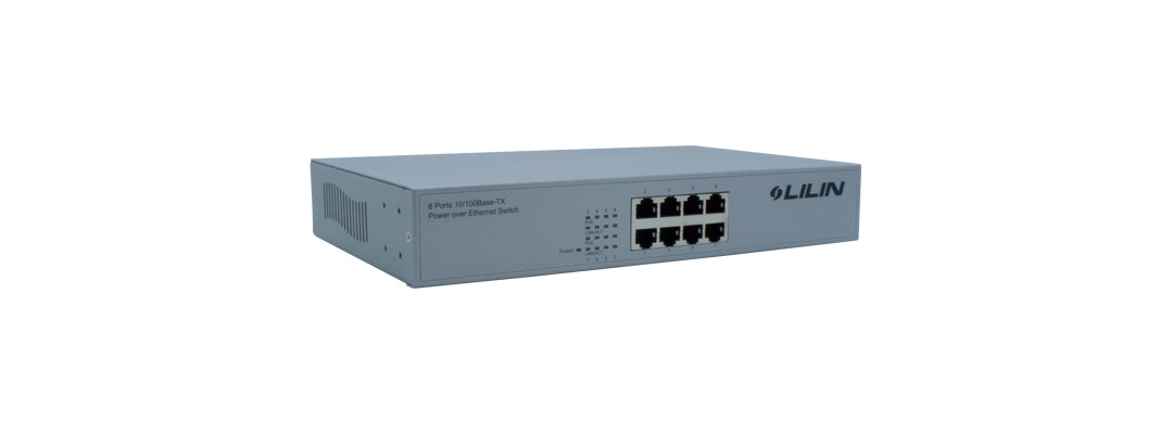 Lilin - PMH-POE08130WAT - 8 Port PoE Fast Ethernet Switch