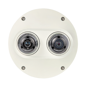 Hanwha - PNM-7000VD - 2 x 2MP outdoor dome