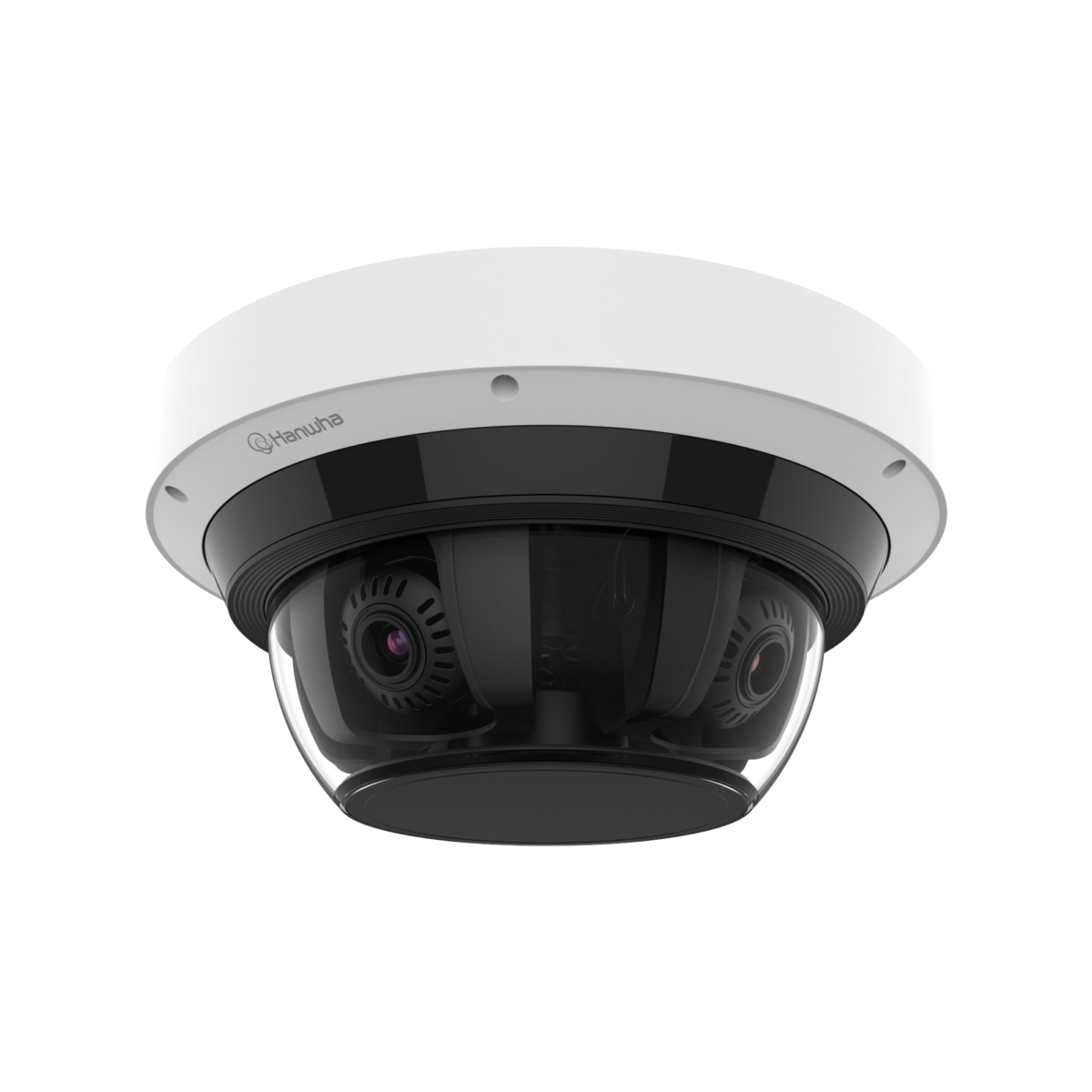 Hanwha - PNM-C16083RQZ - Wisenet P series network vandal outdoor Multi-Directional camera [AI ON] 4CH x 4MP @ 30FPS, Motorized Varifocal Lens with PTRZ function 3.2~10.2mm (FoV H: 95°~29°, V: 69°~21°), triple codec H.265/H.264/MJPEG, 120dB WDR; IR vi