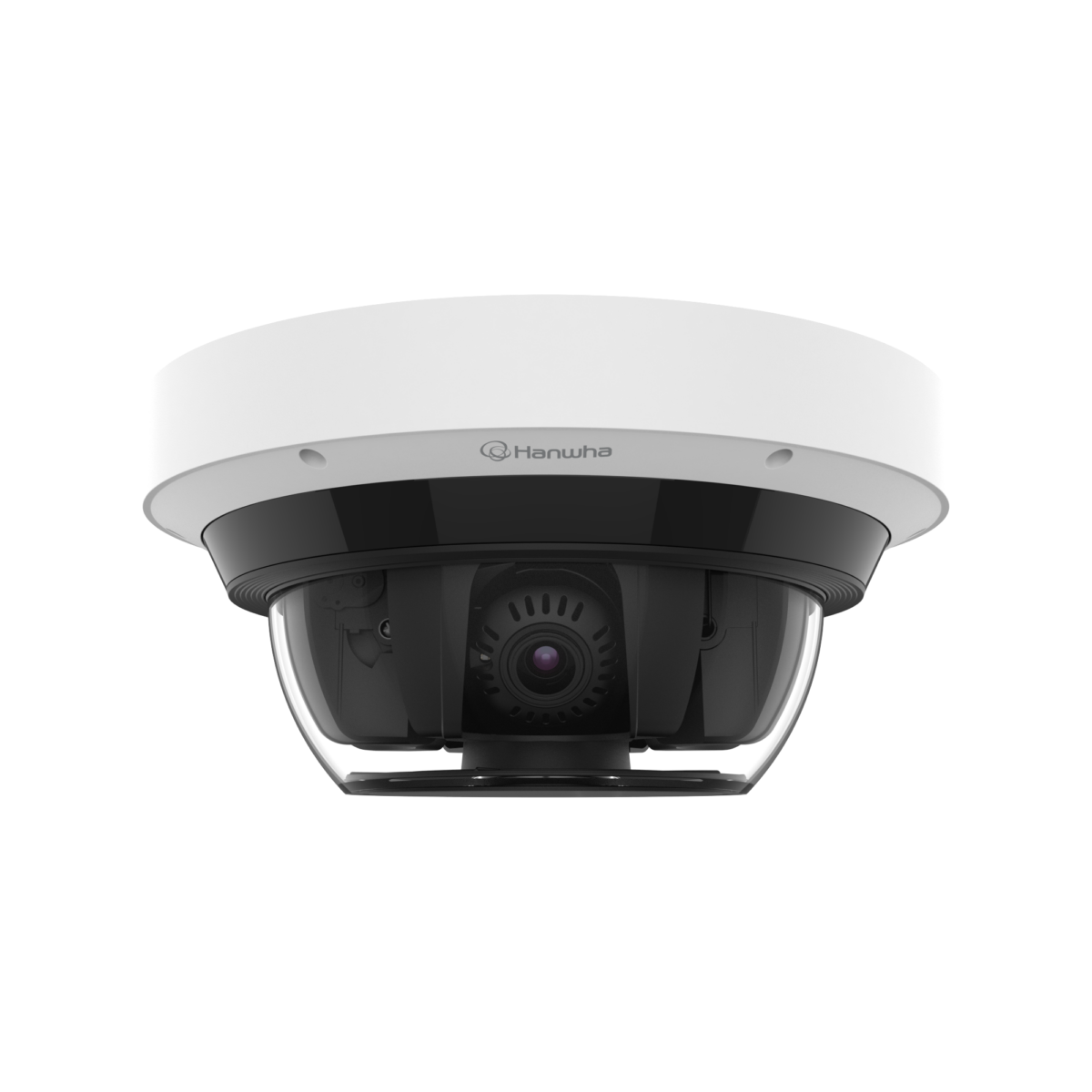 Hanwha - PNM-C16083RQZ - Wisenet P series network vandal outdoor Multi-Directional camera [AI ON] 4CH x 4MP @ 30FPS, Motorized Varifocal Lens with PTRZ function 3.2~10.2mm (FoV H: 95°~29°, V: 69°~21°), triple codec H.265/H.264/MJPEG, 120dB WDR; IR vi