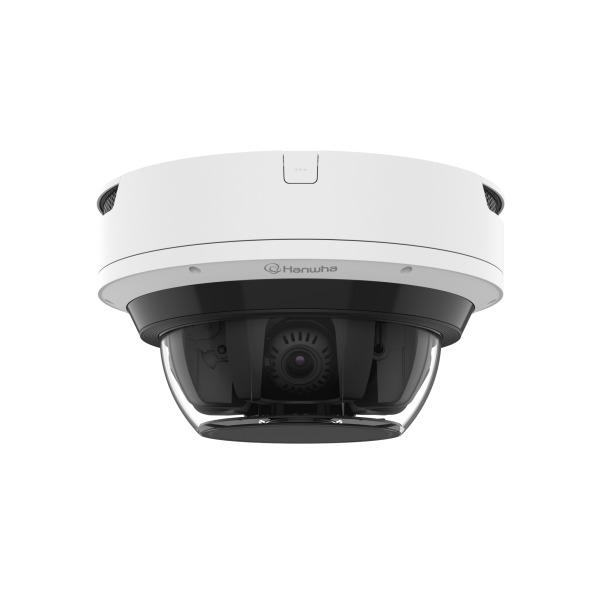 Hanwha - PNM-C32084RQZ-8XE256G-LU - Wisenet P series network vandal outdoor Multi-Directional camera [WiseAI ON] 4CH x 8MP @ 15FPS / [WiseAI OFF] 4CH x 8MP @ 20FPS, Motorized Varifocal Lens 4.38~9.33mm (FoV H: 112.1°~47.5°, V: 58°~26.6°) with PTRZ fu