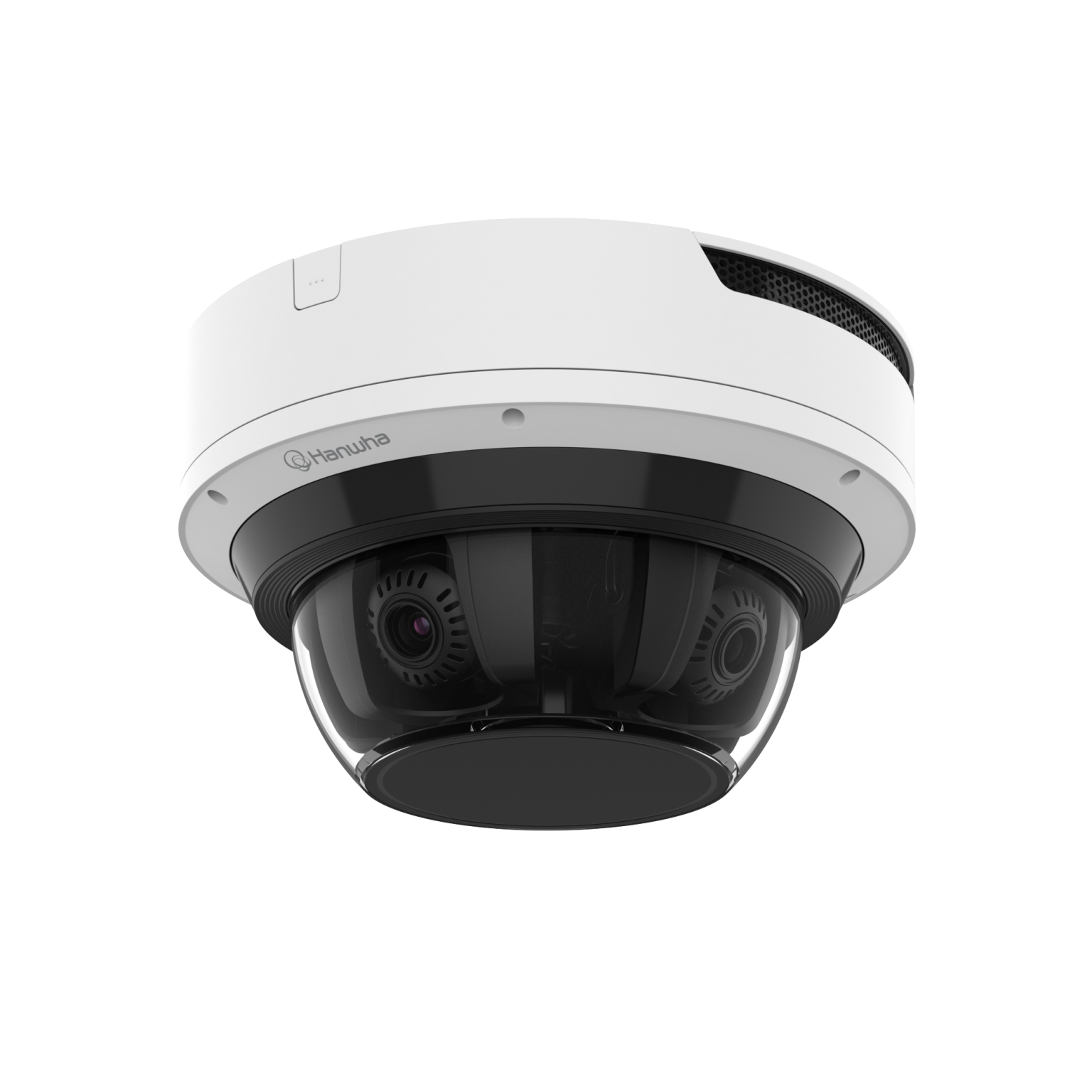 Hanwha - PNM-C32084RQZ-8XE256G-LU - Wisenet P series network vandal outdoor Multi-Directional camera [WiseAI ON] 4CH x 8MP @ 15FPS / [WiseAI OFF] 4CH x 8MP @ 20FPS, Motorized Varifocal Lens 4.38~9.33mm (FoV H: 112.1°~47.5°, V: 58°~26.6°) with PTRZ fu