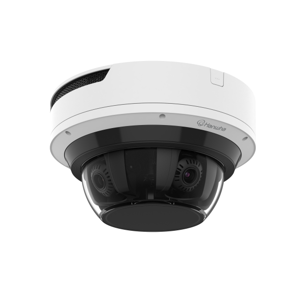 Hanwha - PNM-C32084RQZ-8XE256G-LU - Wisenet P series network vandal outdoor Multi-Directional camera [WiseAI ON] 4CH x 8MP @ 15FPS / [WiseAI OFF] 4CH x 8MP @ 20FPS, Motorized Varifocal Lens 4.38~9.33mm (FoV H: 112.1°~47.5°, V: 58°~26.6°) with PTRZ fu