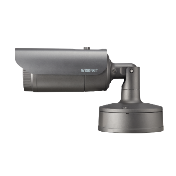 Hanwha - PNO-A9081R - 4K Network AI IR Bullet Camera, Max. 4K resolution @ 30FPS, 0.05Lux@F1.6 (Color), 0Lux (B/W, IR LED on), Day & Night(ICR), 4.5~10mm(2.2x) motorized varifocal lens, WDR(120dB) H.265, H.264, MJPEG codec, WiseStreamⅡ, WiseStreamⅢ (