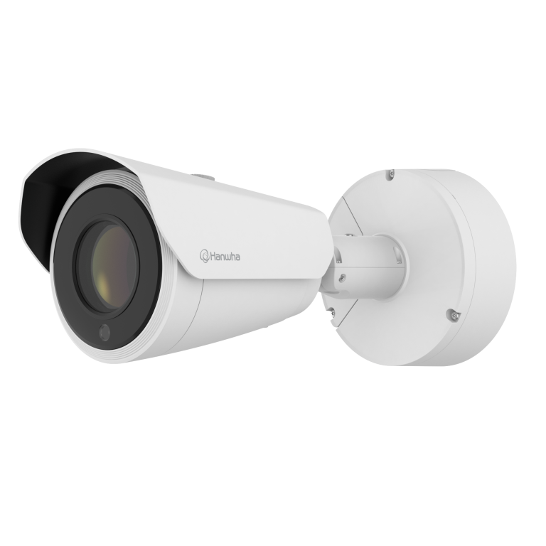 Hanwha - PNO-A9311R - 4K Network AI IR Bullet Camera, Max. 4K resolution @ 30FPS, 0.075Lux@F1.36 (Color), 0Lux (B/W, IR LED on), Day & Night(ICR), 6.91~214.7mm (31x) zoom lens, WDR(120dB) H.265, H.264, MJPEG codec, WiseStreamⅡ, WiseStreamⅢ (Using AI 