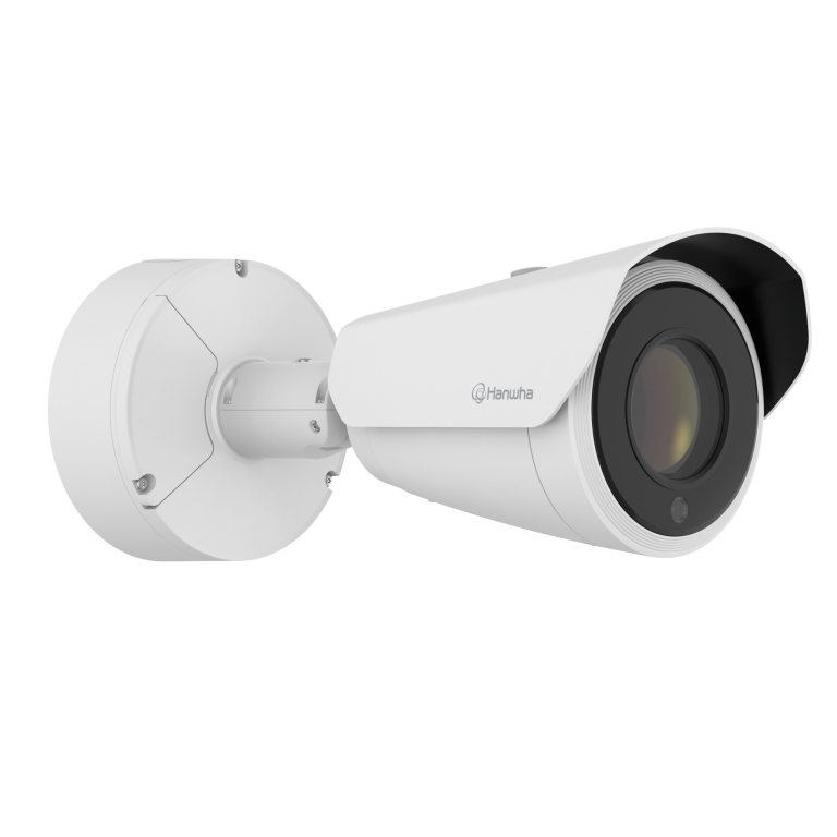 Hanwha - PNO-A9311R - 4K Network AI IR Bullet Camera, Max. 4K resolution @ 30FPS, 0.075Lux@F1.36 (Color), 0Lux (B/W, IR LED on), Day & Night(ICR), 6.91~214.7mm (31x) zoom lens, WDR(120dB) H.265, H.264, MJPEG codec, WiseStreamⅡ, WiseStreamⅢ (Using AI 