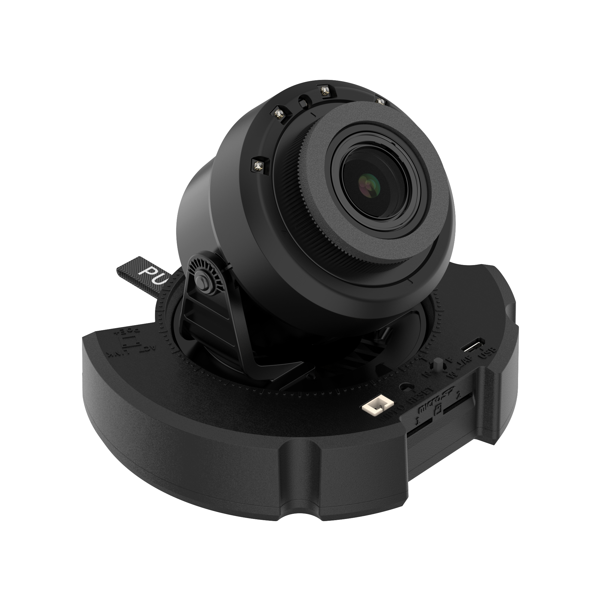 Hanwha - PNV-A9081RX - 4K Network AI IR Outdoor Camera Module, Max. 4K resolution @ 30FPS, 0.05Lux@F1.6 (Color), 0Lux (B/W, IR LED on), Day & Night(ICR), 4.5~10mm(2.2x) motorized varifocal lens, WDR(120dB) H.265, H.264, MJPEG codec, WiseStreamⅡ, Wise