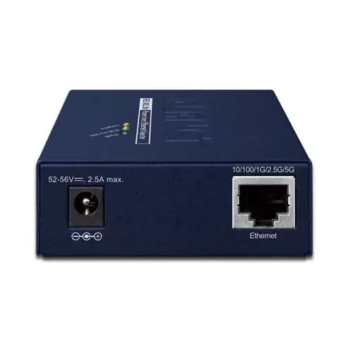 Planet - POE-171A-95 - Single-Port Multi-Gigabit 802.3bt PoE++ Injector (95 Watts, 802.3bt Type-4, UPoE, Legacy mode support, PoE Usage LED, 10/100/1G/2.5G/5G Data rate) -w/external power adapter