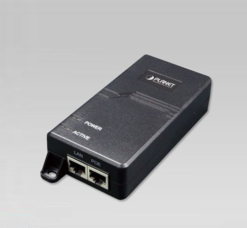 Planet - POE-172 - Single Port 10/100/1000Mbps Ultra POE Injector (60 Watts) - w/internal power, 802.3at PoE compatible