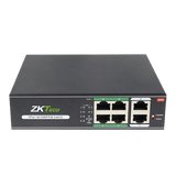 ZKTeco USA - POE 4-Port switch -  4 Ports 10/100Mbps PoE Switch
