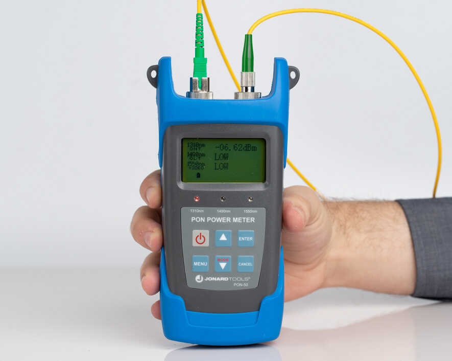 Jonard Tools - PON-50 - Passive Optical Network Power Meter for BPON/EPON/GPON
