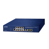 ACTi - PPSW-0105 - 8-Port Gigabit 802.3at Managed PoE Switch (PoE Budget 120W)