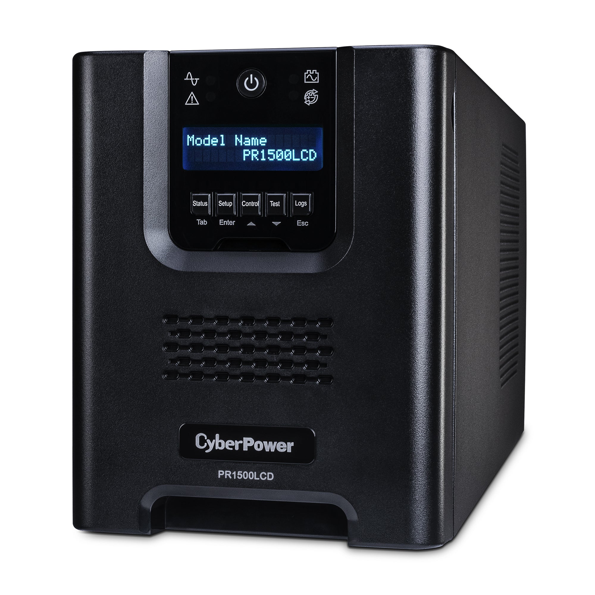 CYBERPOWER - PR1500LCDN - 1500VA/1500W Sinewave 8 outlet, Networked AVR LCD Tower, 3-year warranty