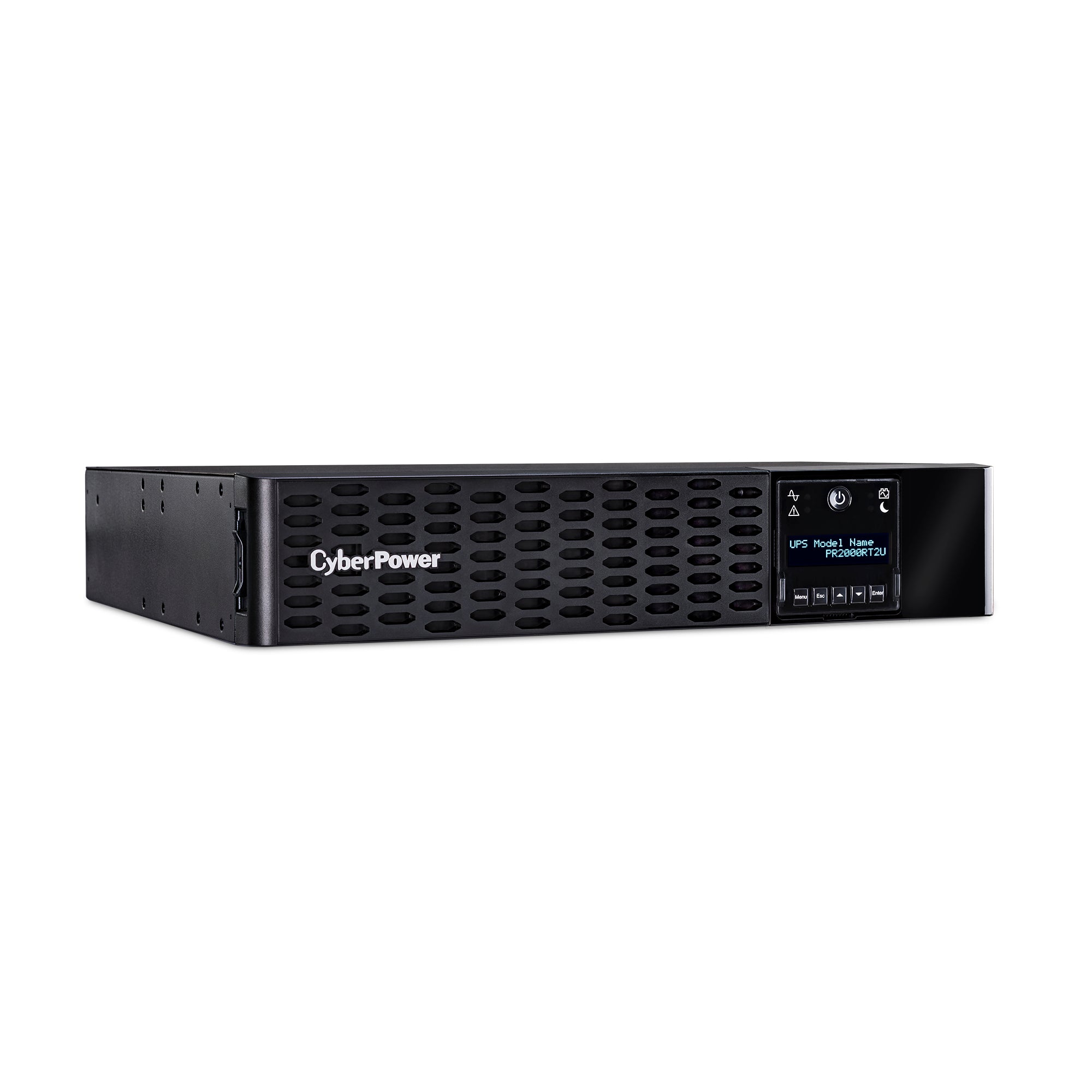 Cyber Power - PR2000RT2UN - UPS SYSTEMS New Smart App, 2000VA/2000W, Sine Wave, 2U, NEMA 5-20P, 10 Ft Cord