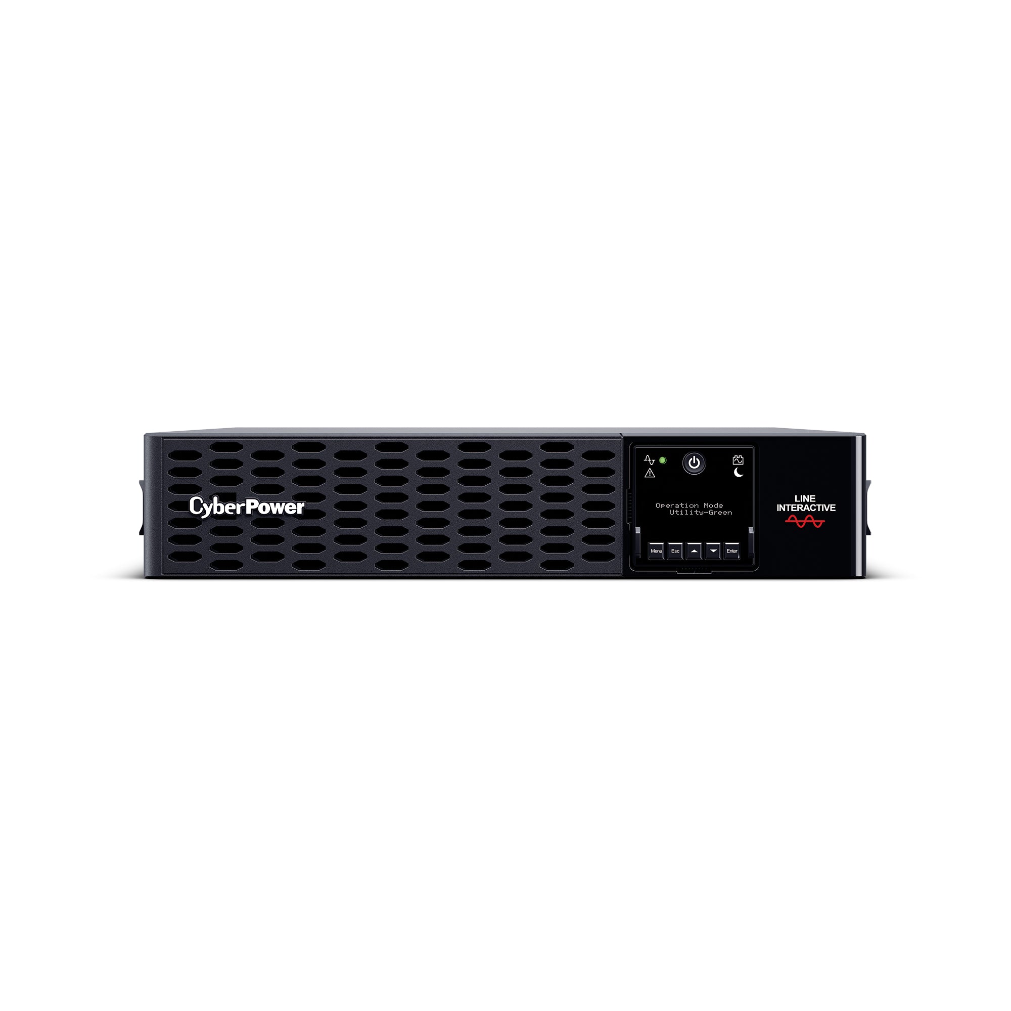 CYBERPOWER - PR2200RTXL2UAN - 2200VA/2200W, Sine Wave, 2U, NEMA L5-30P, 10 Ft Cord, 8 NEMA 5-20R, USB, Serial, SNMP, Relay, EPO, PowerPanel Business Edition software, Accepts EBM BP48VP2U03, Pre-installed RMCARD205, 3 Yr Warranty