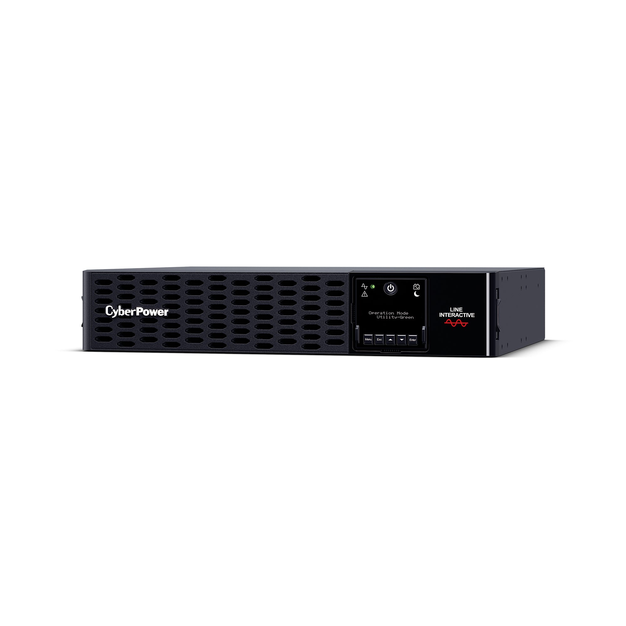 Cyber Power - PR3000RT2UN - UPS SYSTEMS New Smart App 3000VA/3000W, Sine Wave, 2U, NEMA L5-30P, 10 Ft Cord