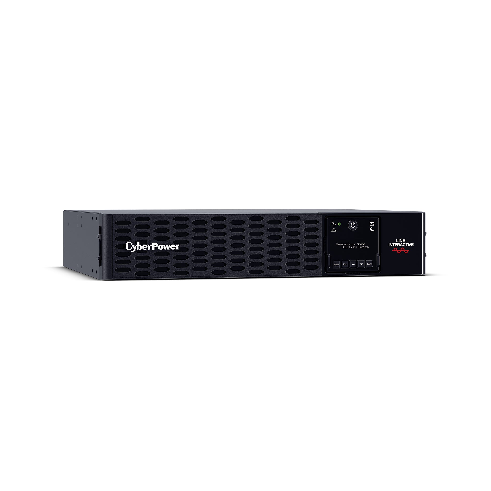 Cyber Power - PR3000RT2UN - UPS SYSTEMS New Smart App 3000VA/3000W, Sine Wave, 2U, NEMA L5-30P, 10 Ft Cord
