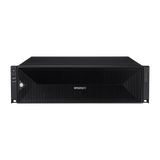 Hanwha - PRN-6400DB4-24TB - 8K NVR (Intel based), 24TB RAW, 64 channels, H.265, H.264, MJPEG, 16 fixed internal SATA HDDs (10TB max per HDD), RAID 5 & 6, ARB (Automatic Recovery Backup), 400 Mbps recording / up to 32 Mbps playback, Dual stream record