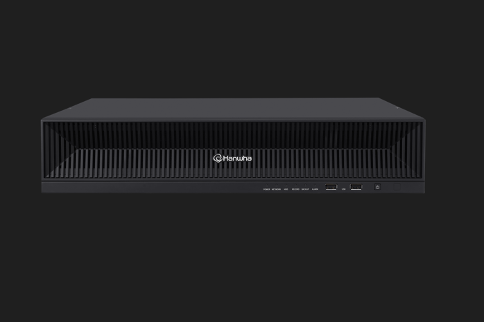 Hanwha - PRN-1600B2-32TB - 16 CH NVR (32TB Raw) up to 8K (32MP) Resolution (Intel based Model), Features AI Search (Best Shot, Attribute), object detection and classification, License plate detection and search for AI Based Cameras plus Adding AI Sea