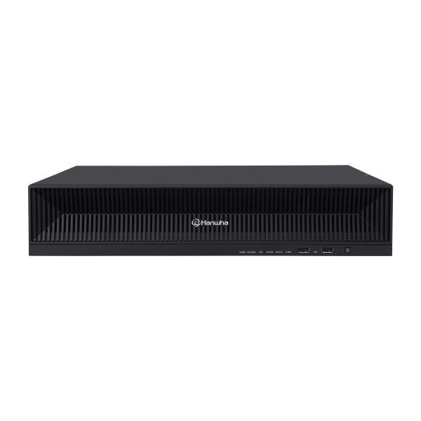 Hanwha - PRN-3200B2 - 32 CH NVR up to 8K (32MP) Resolution (Intel based Model), Features AI Search (Best Shot, Attribute), object detection and classification, License plate detection and search for AI Based Cameras plus Adding AI Search features to 