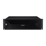 Hanwha - PRN-3200B4-96TB - 8K NVR (Intel based), 96TB RAW, 32 channels, H.265, H.264, MJPEG, 16 fixed internal SATA HDDs (10TB max per HDD), RAID 5 & 6, ARB (Automatic Recovery Backup), 400 Mbps recording / up to 32 Mbps playback, Dual stream recordi