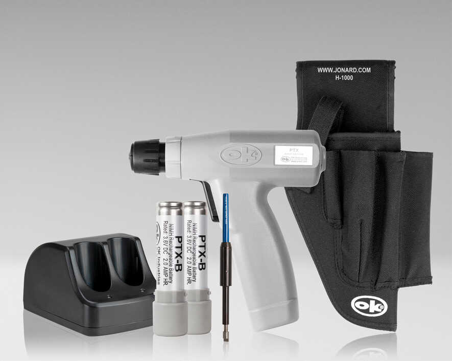Jonard Tools - PTX-KIT2DH - PTX Tool, Dfb224, 230V Batt Charg, 2 Batt, H-1000